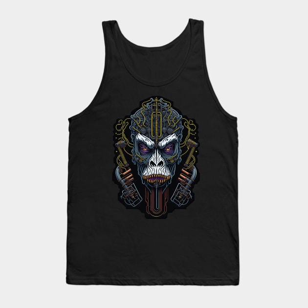 Techno Apes S03 D52 Tank Top by Houerd